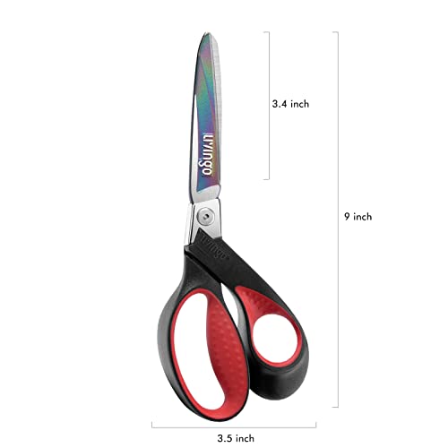 Heavy Duty 9" Industrial Scissors: Professional Stainless Steel Shears