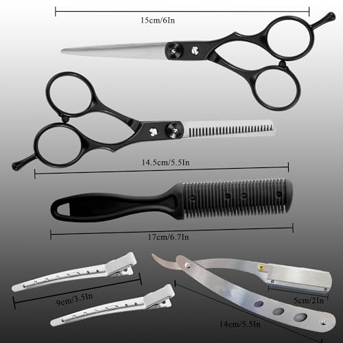 Professional Hair Cutting and Thinning Shears Set for Stylists