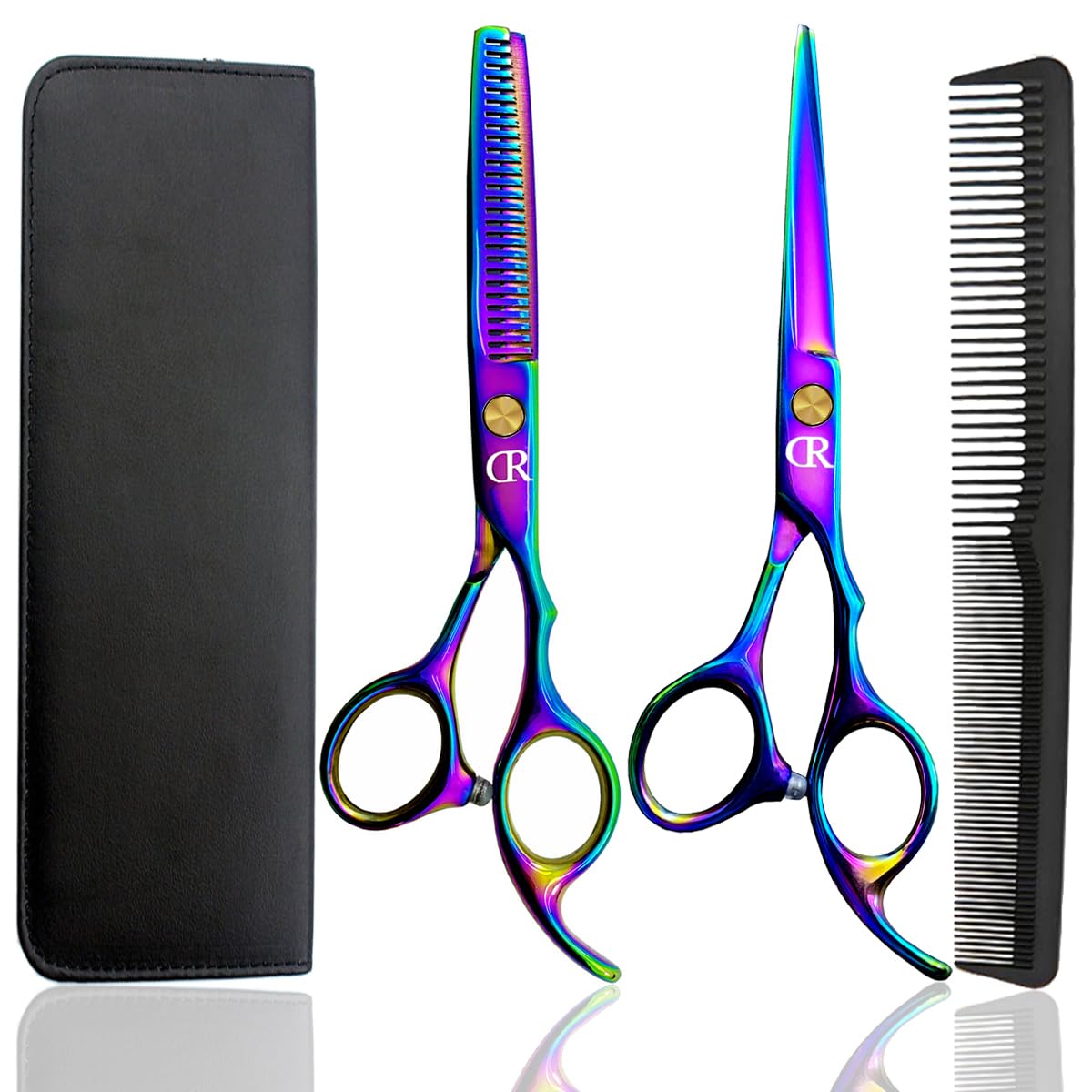 Professional Hair Cutting Shears Set (Rainbow)