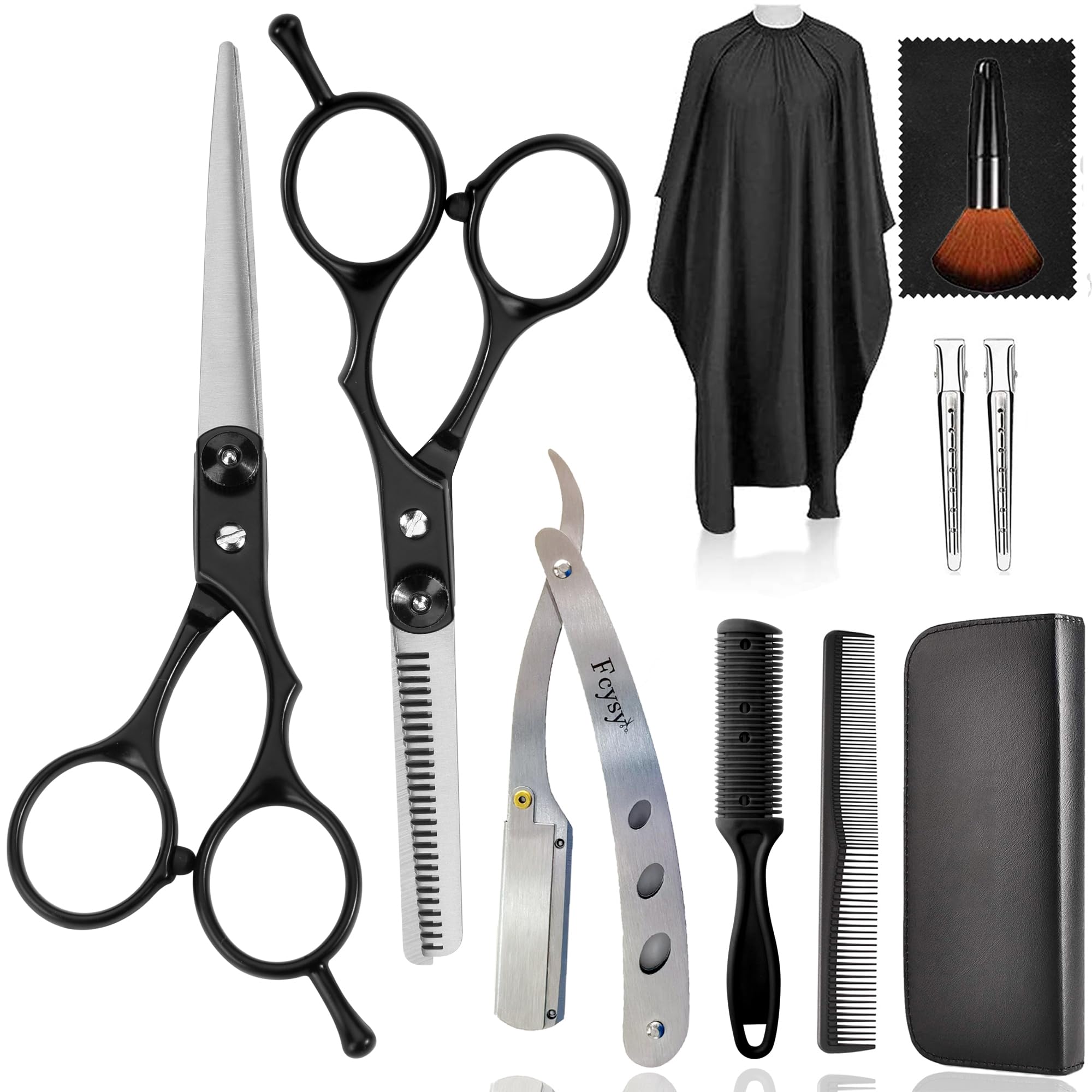 Professional Hair Cutting and Thinning Shears Set for Stylists